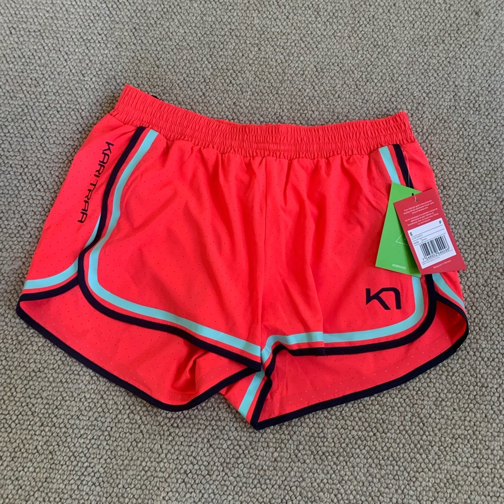 Neon running shorts